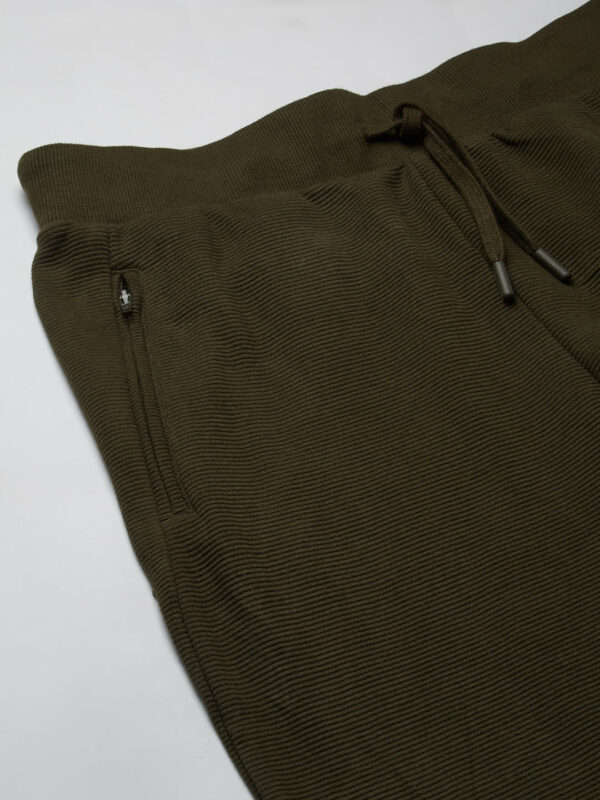 Men's Green 100% Cotton Regular Fit Knit pant