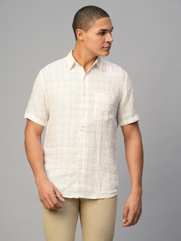 Men's Corduroy Black 100% Cotton Regular Fit Shirt