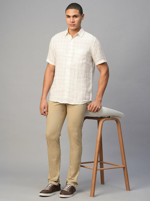 Men's Corduroy Black 100% Cotton Regular Fit Shirt
