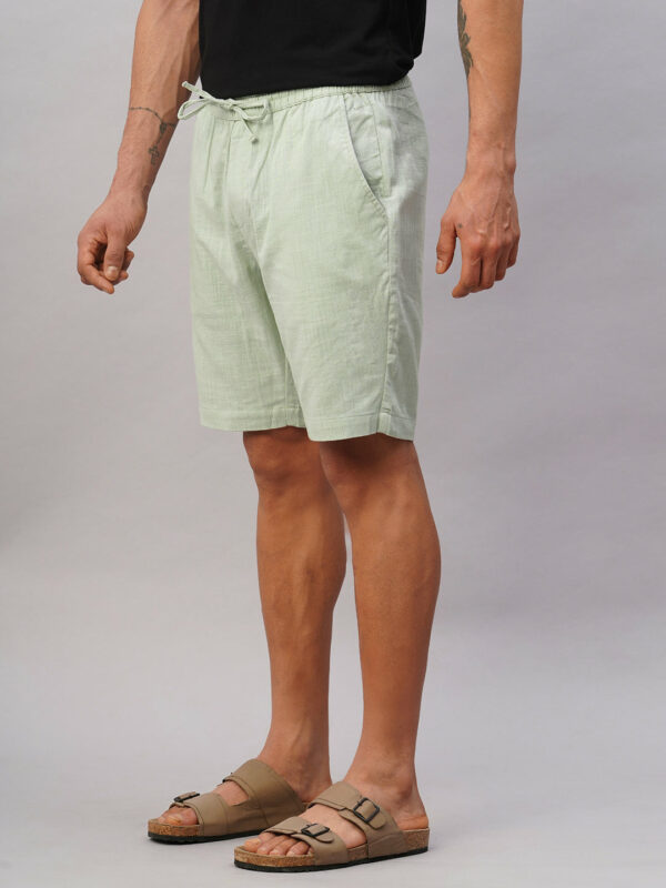 Men's Sage Cotton Regular Fit Shorts