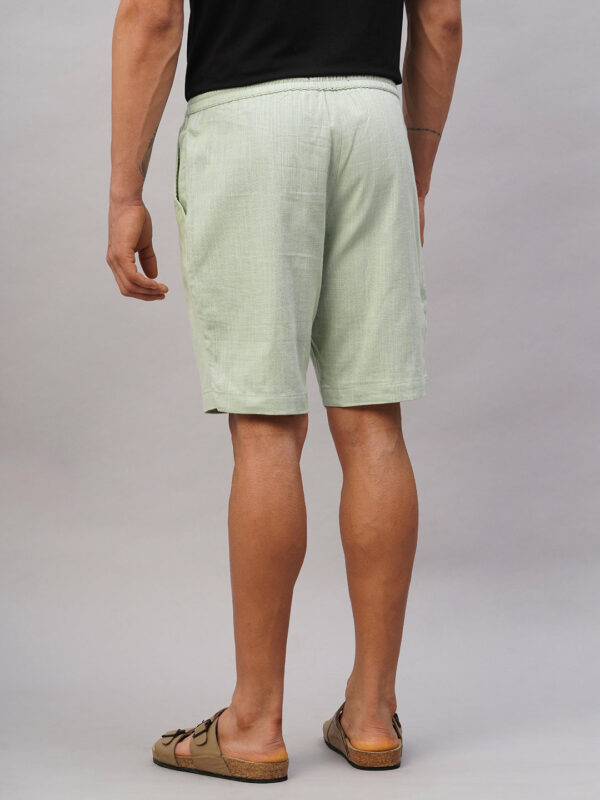 Men's Sage Cotton Regular Fit Shorts
