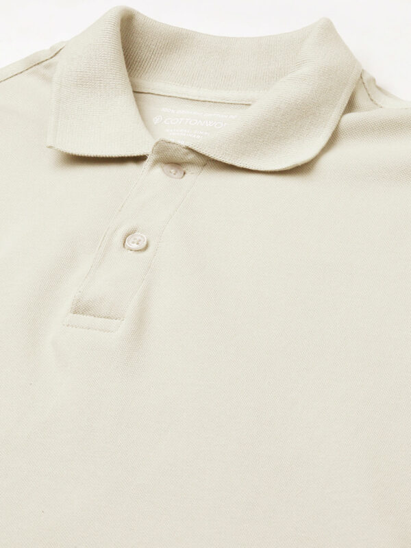 Men's Light Grey Cotton Regular Fit Tshirt