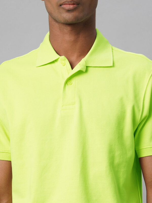 Men's Green 100% Cotton Regular Fit Tshirt