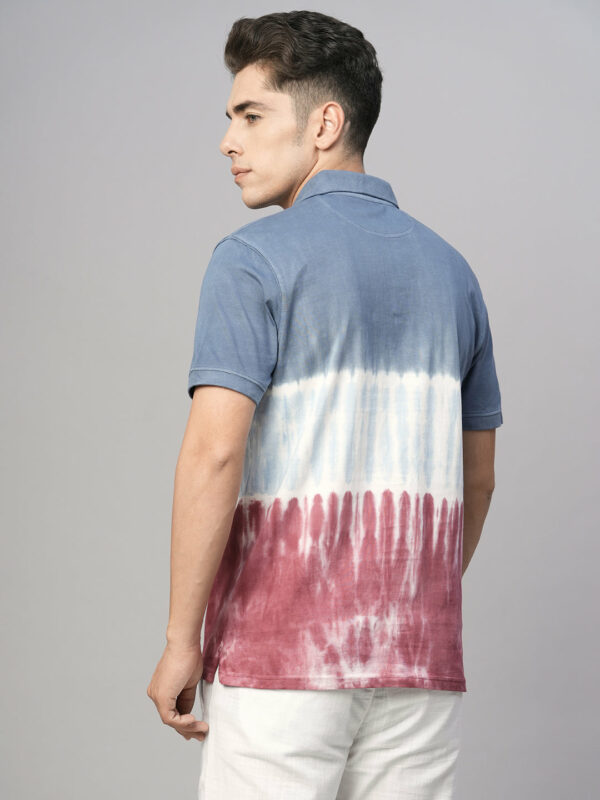 Men's Red Cotton Regular Fit Tshirt