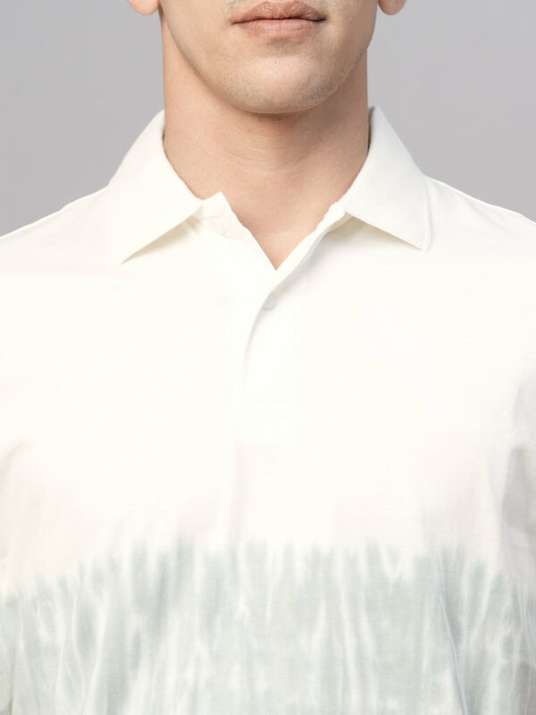 Men's Green Cotton Regular Fit Tshirt