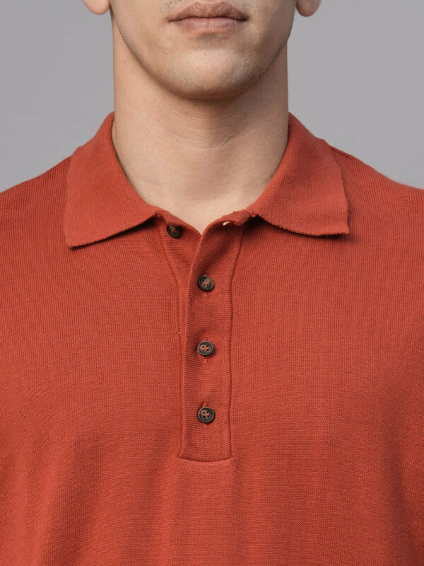 Men's Red 100% Cotton Regular Fit Tshirt