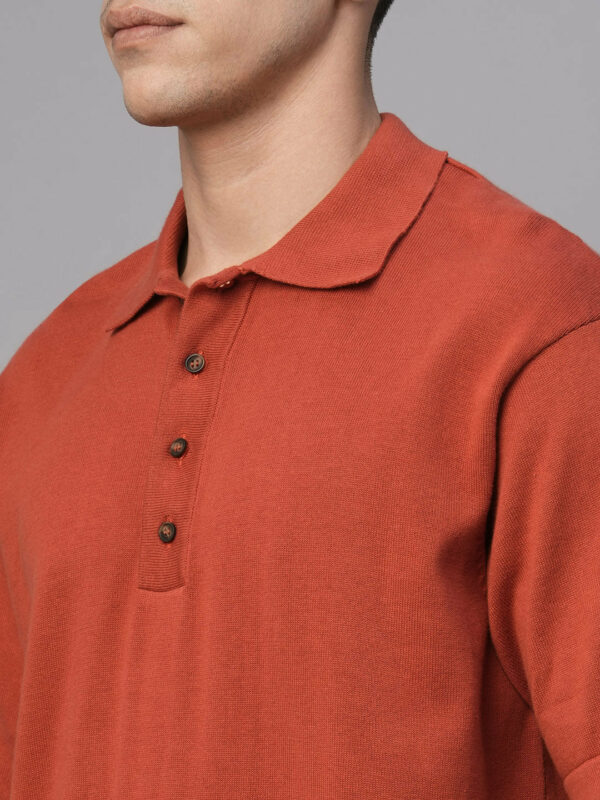 Men's Red 100% Cotton Regular Fit Tshirt